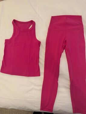 Lululemon Align Top & Legging Set, Pink